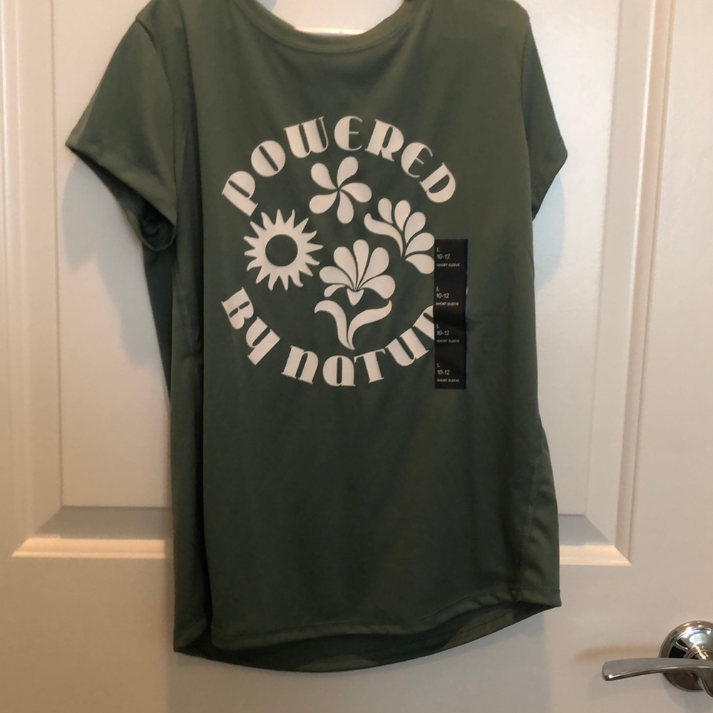 Girls green top